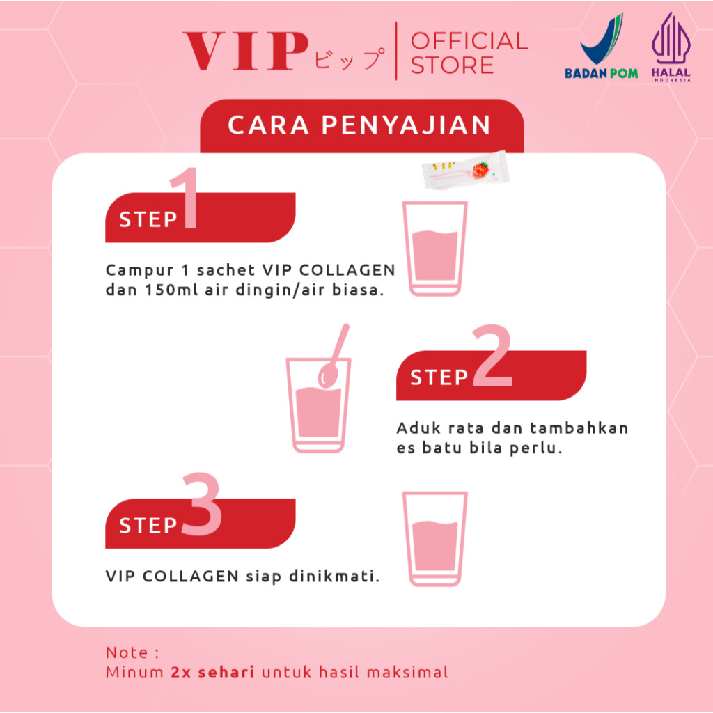  VIP Stay Fit & Young Minuman Serbuk Kolagen
