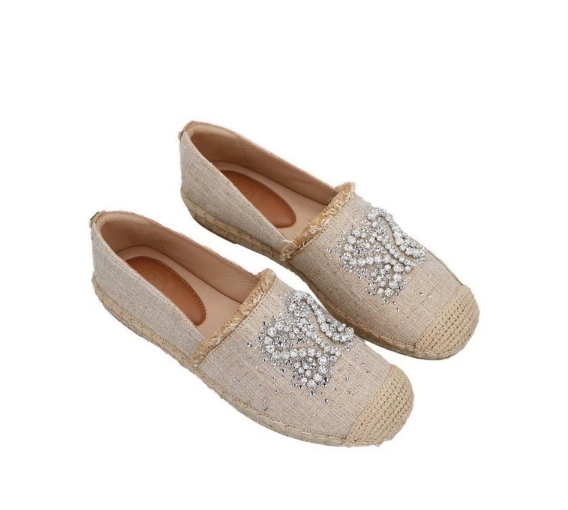 Lai Wah Footwear Company Staccato Women's Espadrilles Flats Apricot 9UA05-AP1