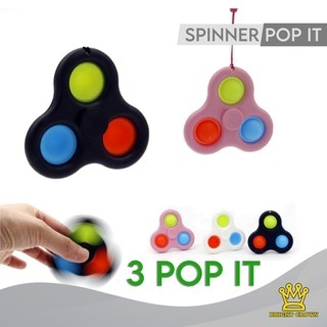 Bright Crown  Fidget Spinner Pop It 