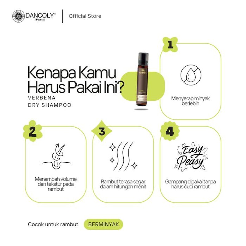 Dancoly Verbena Dry Shampoo 2