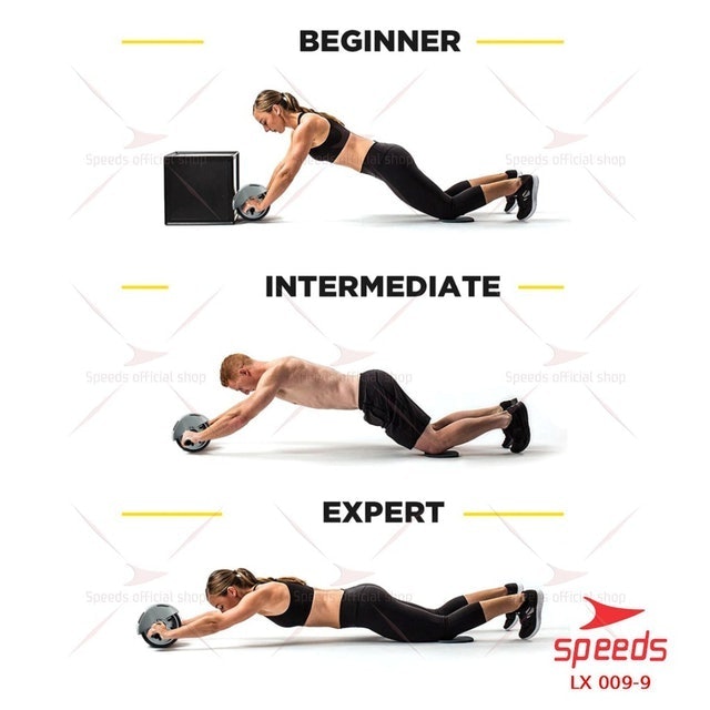 Speeds  Double Wheel Ab Roller  LX 009-9