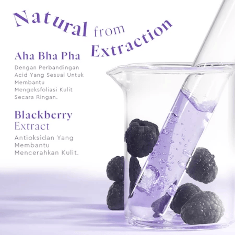 Glad2Glow Blackberry AHA BHA PHA Daily Exfoliating Toner 2
