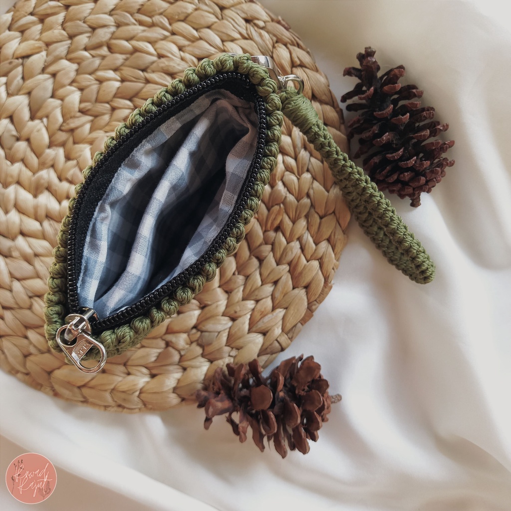 Rnwad Rajut Rnwad Rajut Daisy Crochet Coin Purse