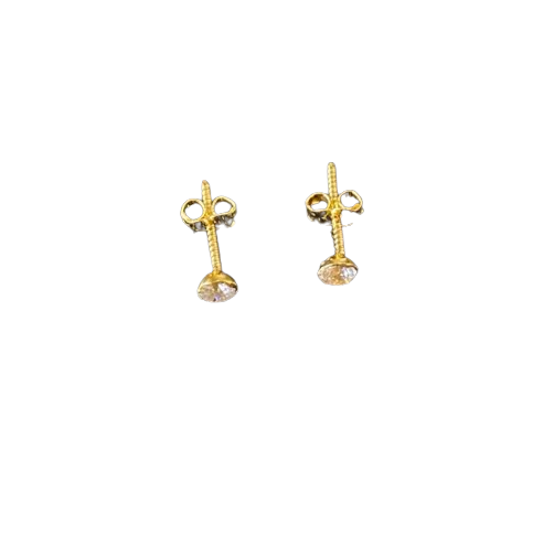 Rasya Gold Giwang Tindik Bayi 6K 1