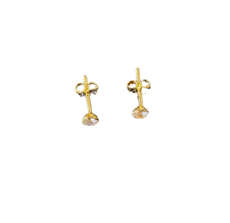 Rasya Gold Giwang Tindik Bayi 6K 1