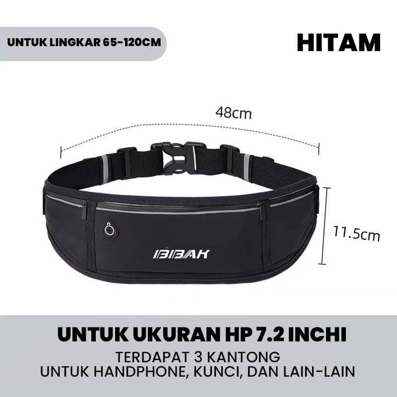  BBAK Tas Pinggang Olahraga