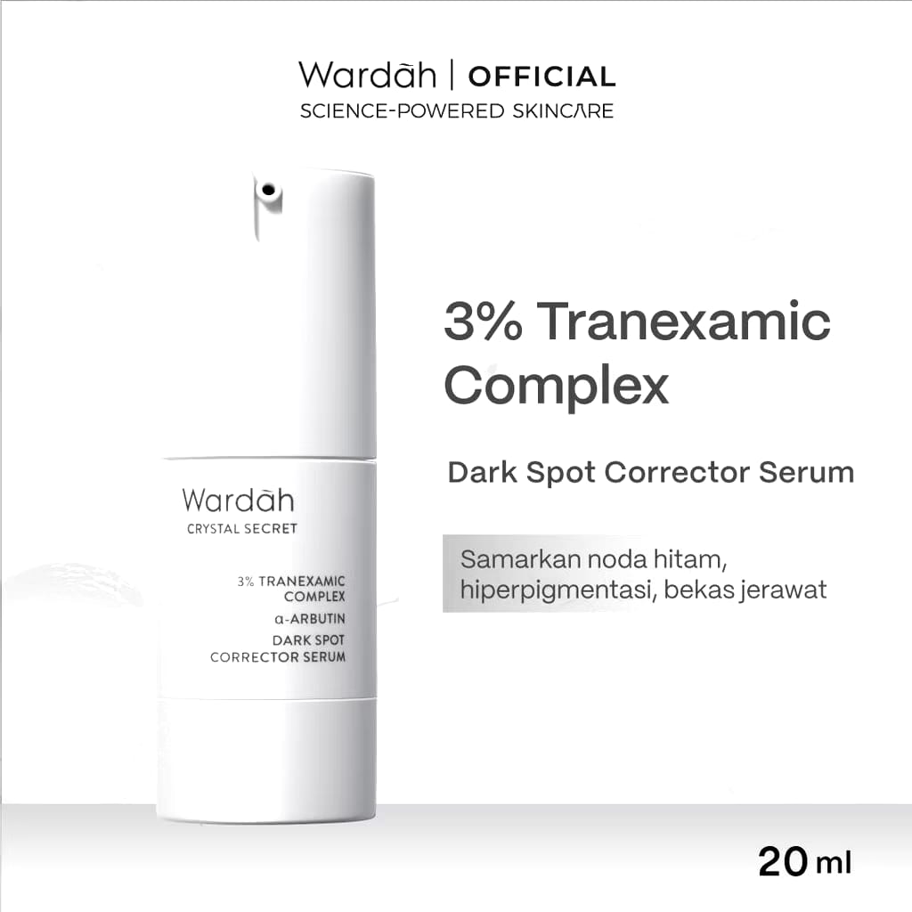 Paragon Technology and Innovation Wardah Crystal Secret 3% Tranexamic Complex α-Arbutin Dark Spot Corrector Serum