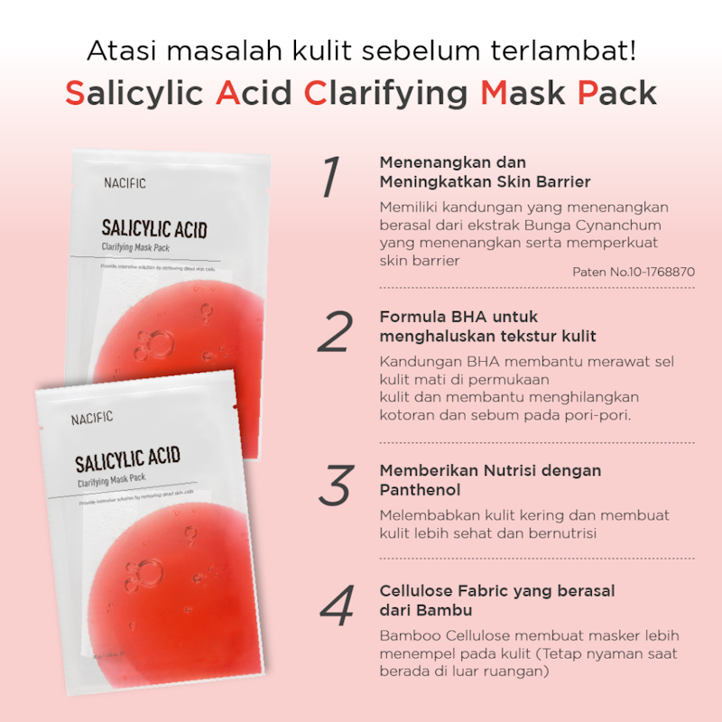 NACIFIC Salicylic Acid Clarifying Mask 3
