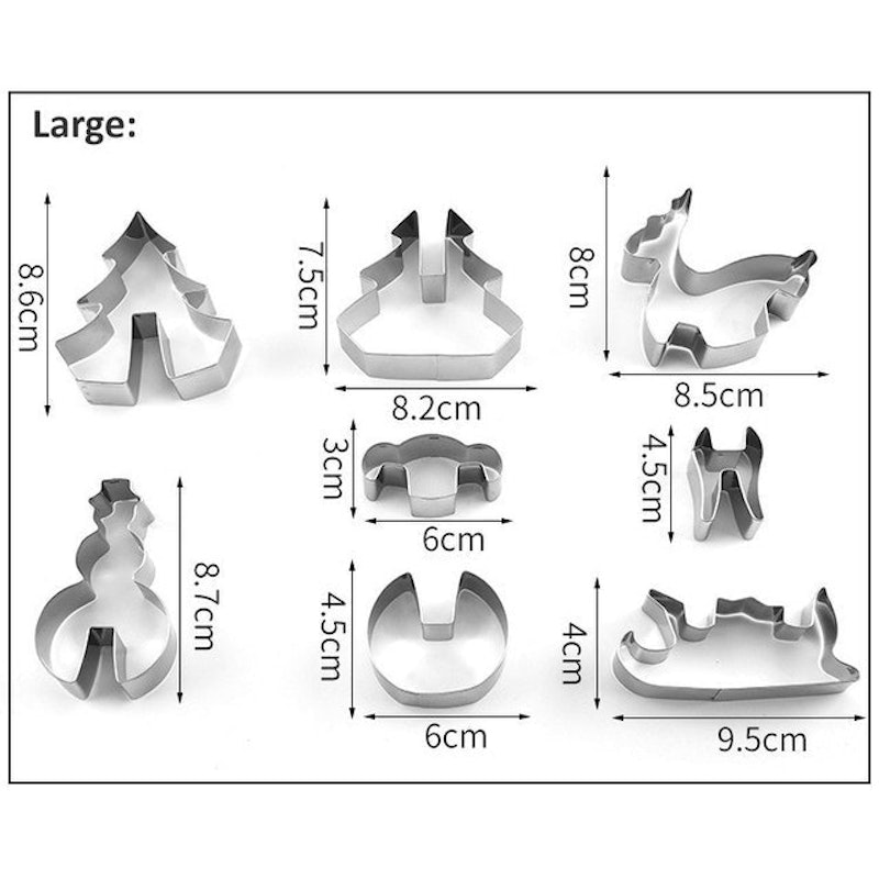 3D Cookie Cutter Christmas Scene 2
