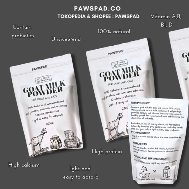 PAWSPAD Goat Milk Powder 2