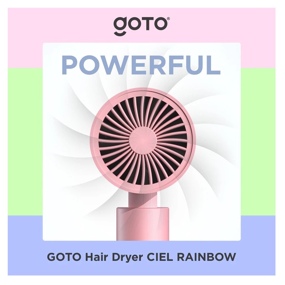 Pilar Niaga Makmur Goto Living Hair Dryer Ciel Rainbow