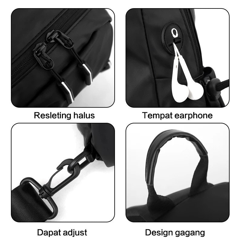 Freeknight Tas Selempang Pria 3