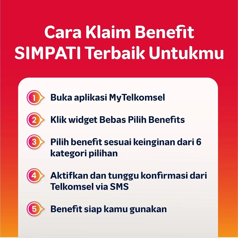 SIMPATI Terbaik Untukmu 3GB 5