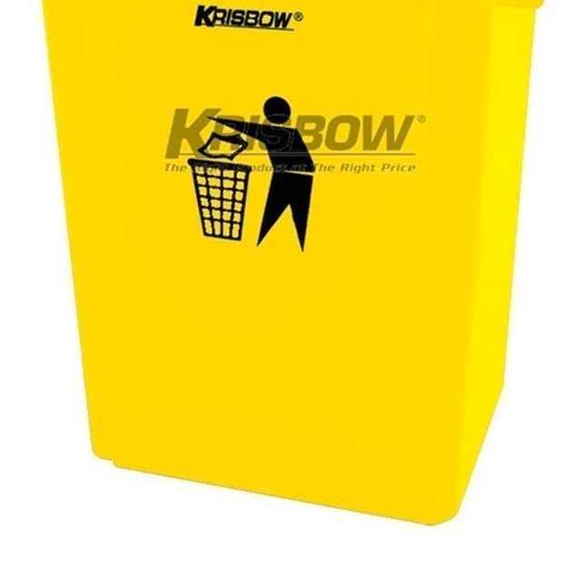 Krisbow Dust Bin 40L and Push Cover