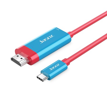 Jasoz Adapter Kabel Type C to HDMI Converter with PD 100W