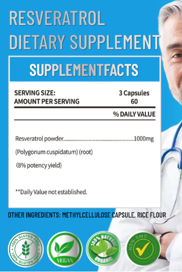  EELHOE Resveratrol 1000mg 