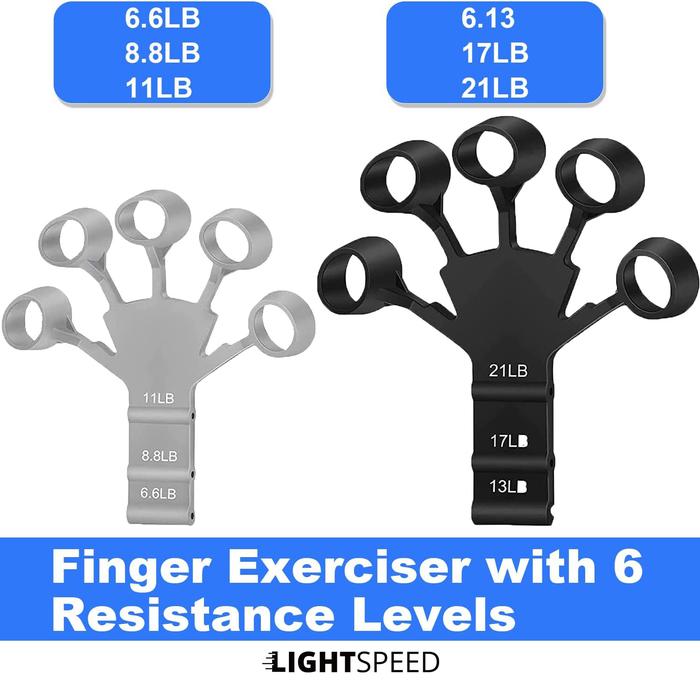  Lightspeed Finger Trainer Hitam