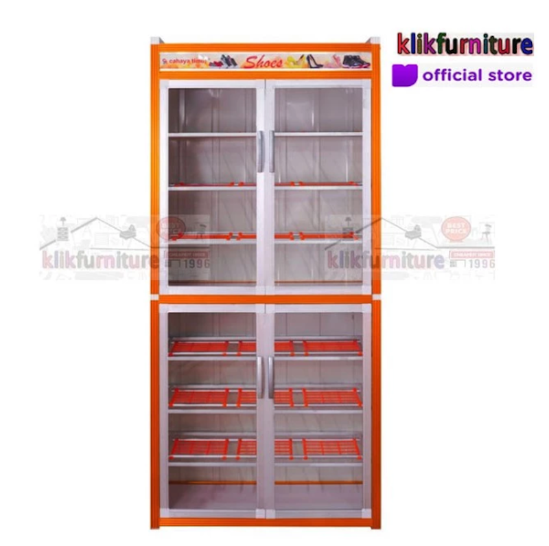 Klik Furniture Lemari Rak Sepatu Aluminium 3