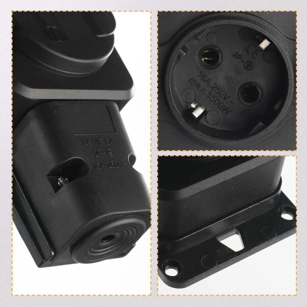 TANXIS Stop Kontak Terminal Anti Air IP54 4 Socket T36
