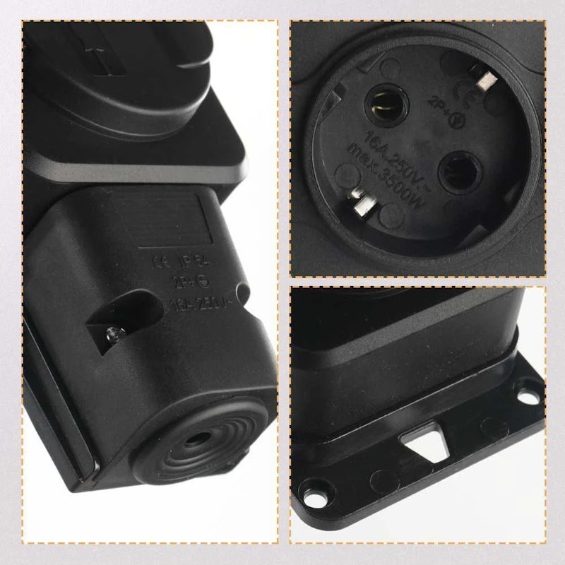 TANXIS Stop Kontak Terminal Anti Air IP54 4 Socket 2
