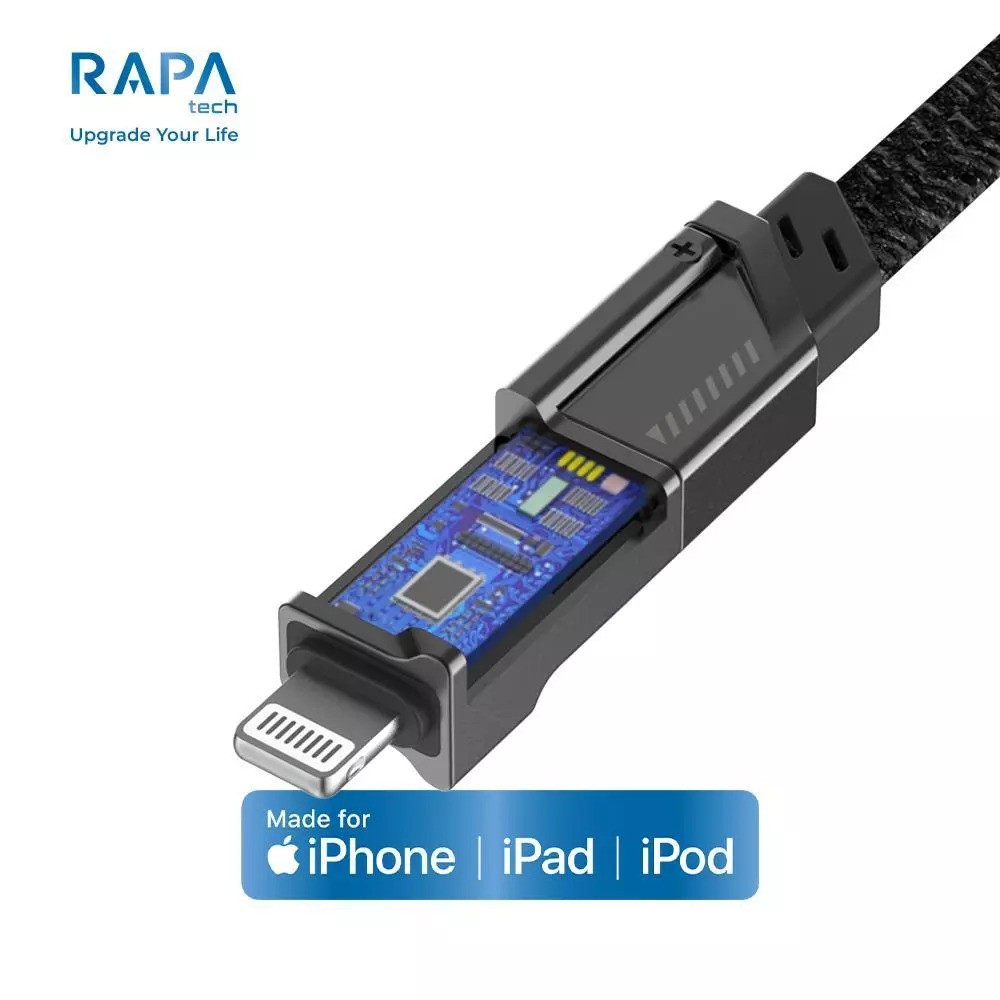Satu Bisnis Indonesia RAPA Tech LINE MAX PRO 4in1 Apple MFI Certified Cable DC5054