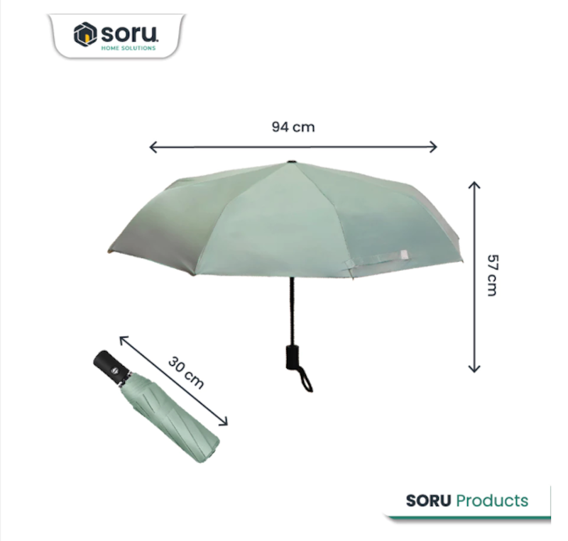 SORU Umbrella Automatic Foldable Sun Protection 4