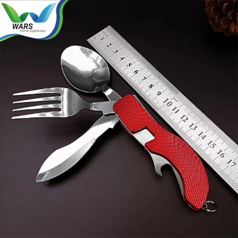 WARS Sendok Garpu Pisau Lipat Portable 3