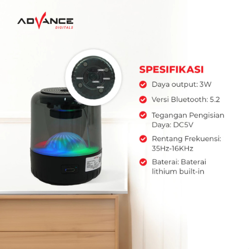 Advance Digitals Advance Speaker Bluetooth Mini S33