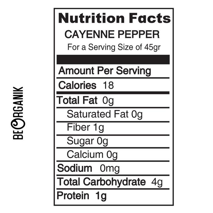 Beorganik  Cayenne Pepper / Cabai Rawit Bubuk