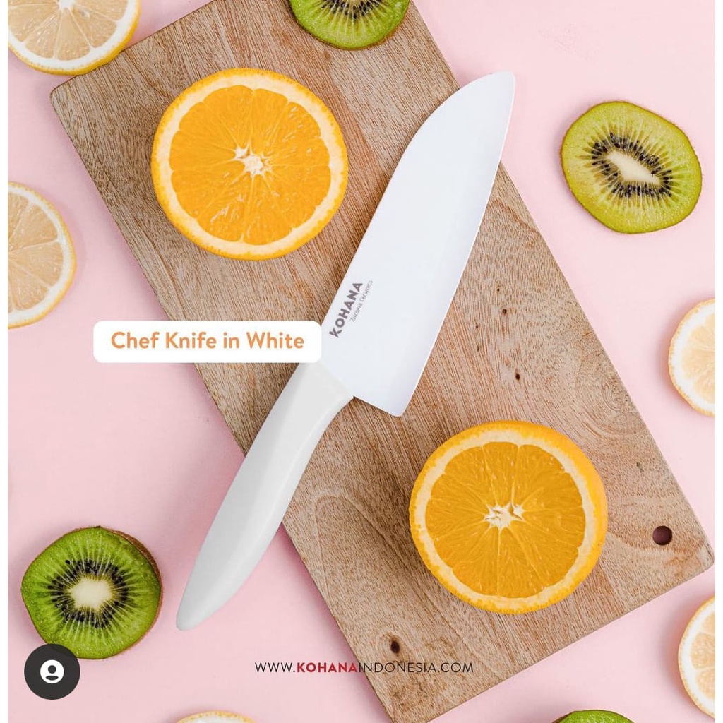 Kohana Ceramic Chef's Knife White