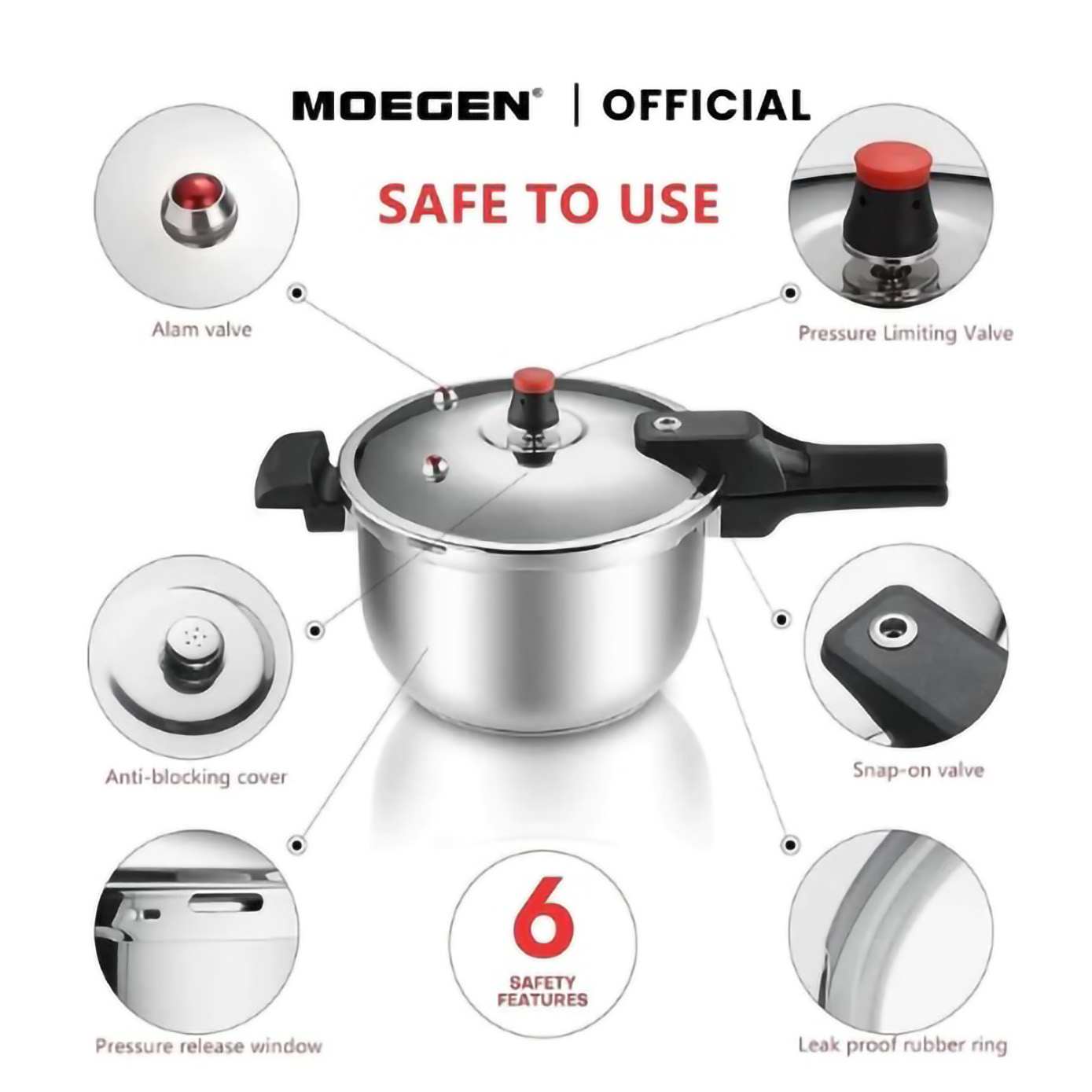 Moegen Cookware Moegen Presto Stainless Steel 4 liter