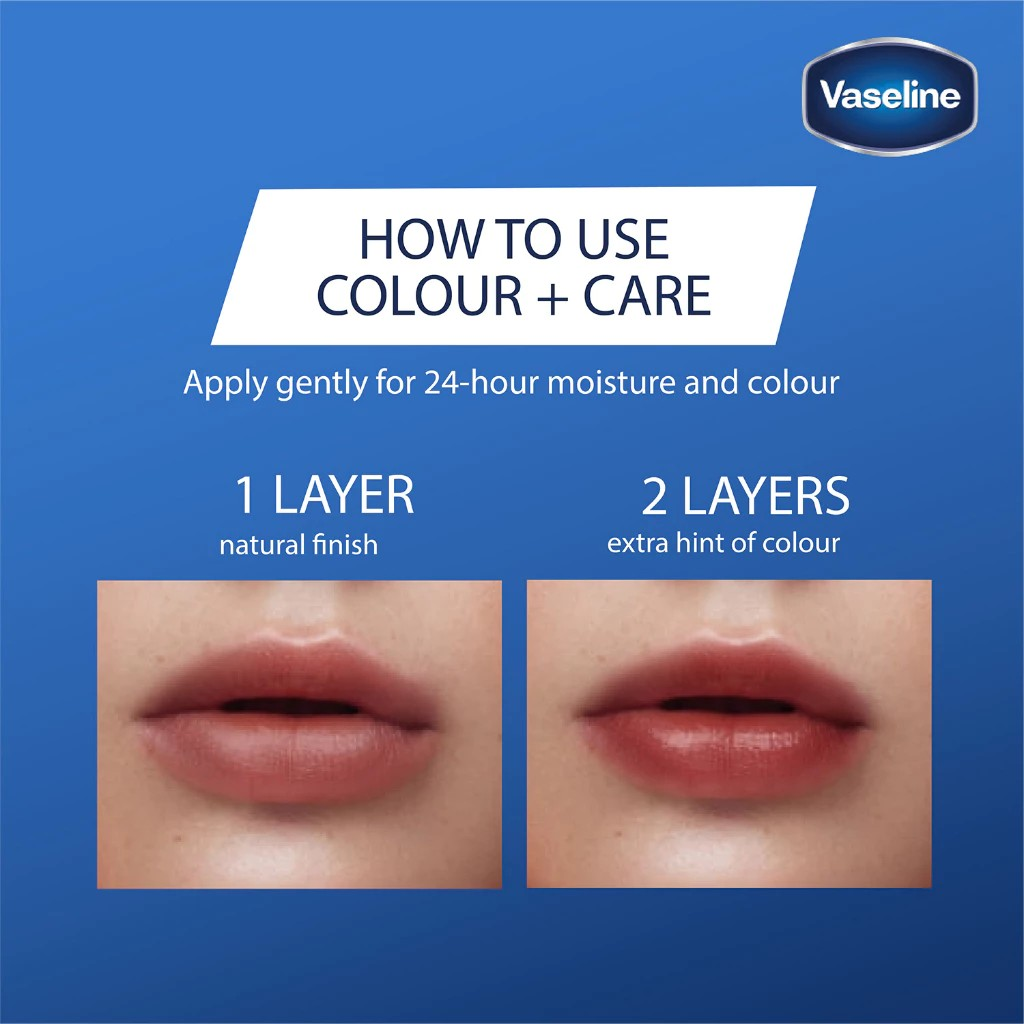 Unilever Vaseline® Lip Care Colour+Care Mellow Rose