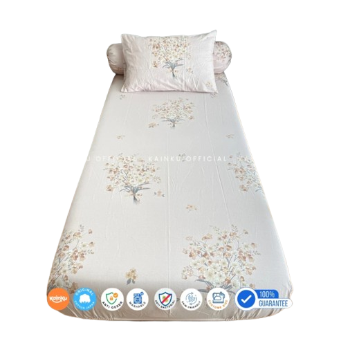 Kainku Katun Jepang Flower & Leaf 160x200