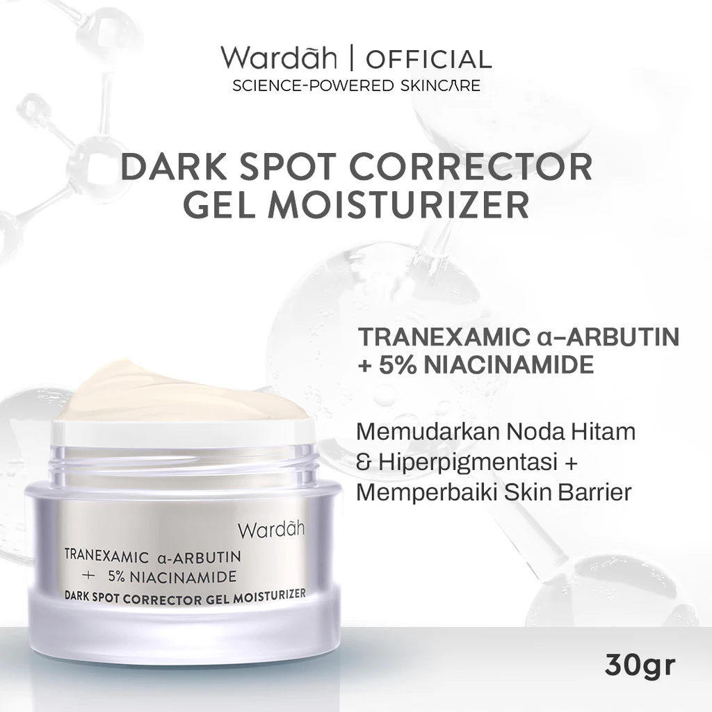 Paragon Technology and Innovation Wardah Tranexamic α-Arbutin + 5% Niacinamide Dark Spot Corrector Gel Moisturizer  