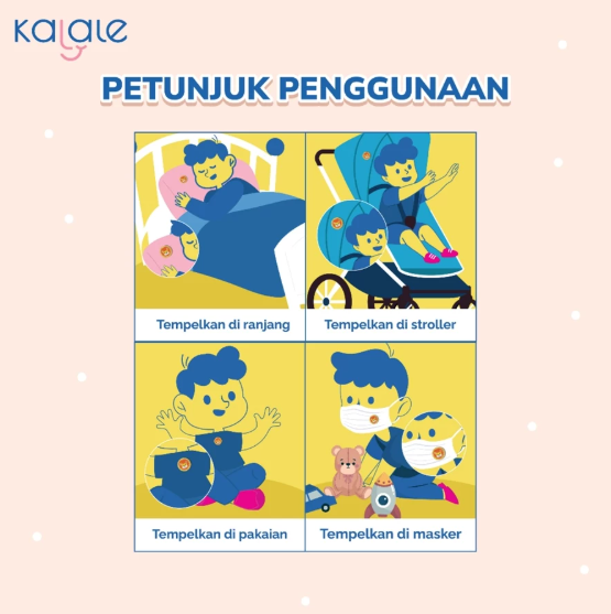 Senyum Ceria Anak Indonesia Kalale Sleep Tight Mosquito Repellent Patch