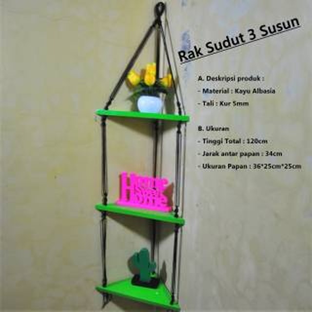 Samju Gallery Rak Sudut Tali