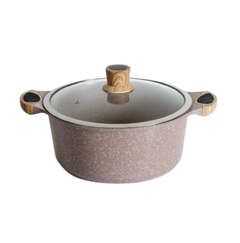 Welcook Granite Black Mini Shallow Casserole 28cm + Lid