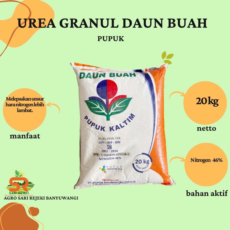 Urea Granul Daun Buah