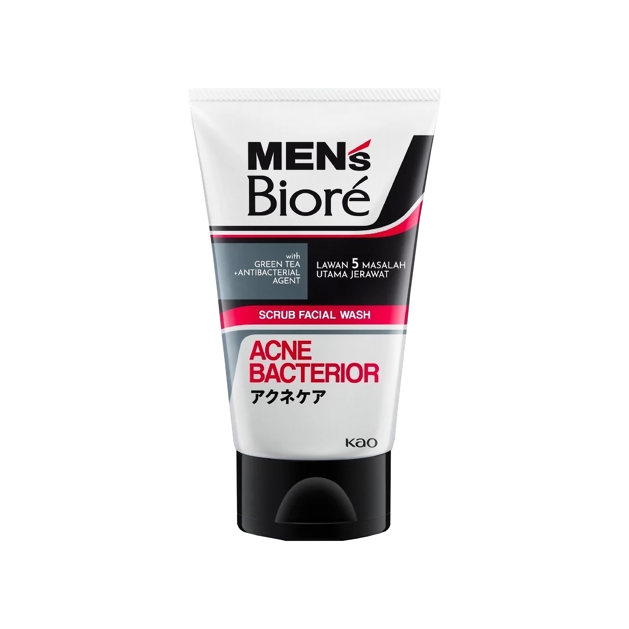 Men's Biore ｜ Scrub Facial Wash Acne Bacterior