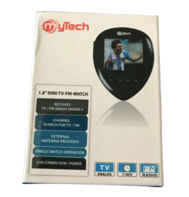 myTech 1,8" Mini TV-FM-Watch