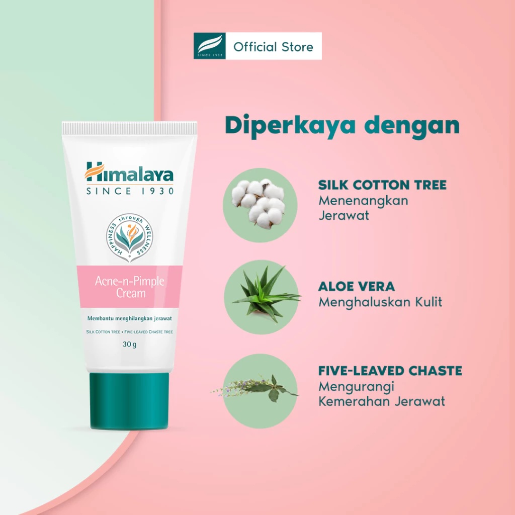 Himalaya Wellness Indonesia Himalaya Acne -N- Pimple Cream