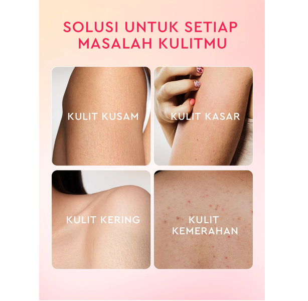 Suntone Wisdom Indonesia Glad2Glow Creamy Berry Overnight Bright Body Serum