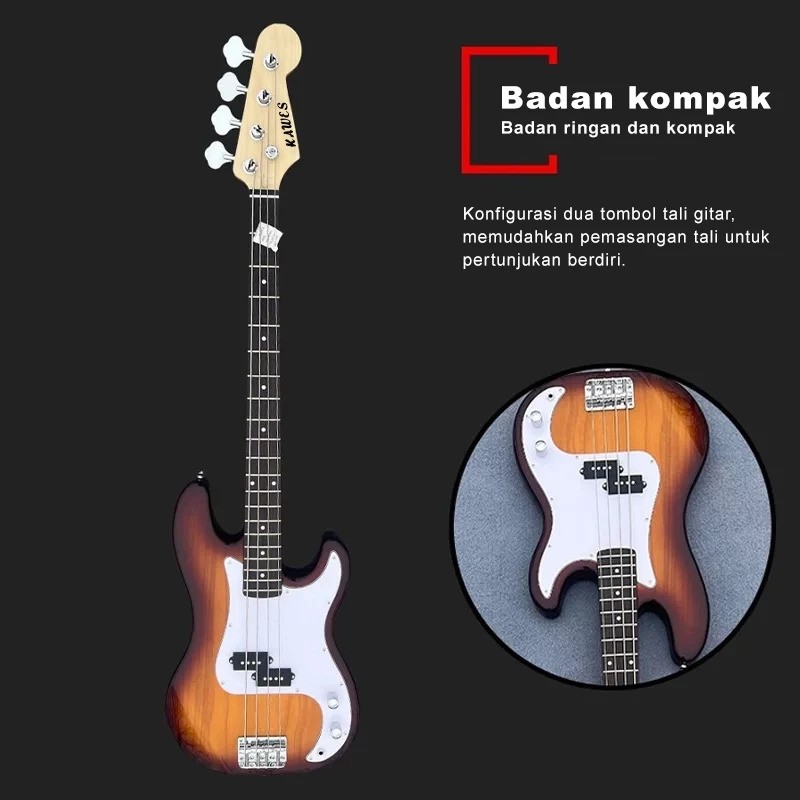 STRUMORA Gitar Bass Elektrik