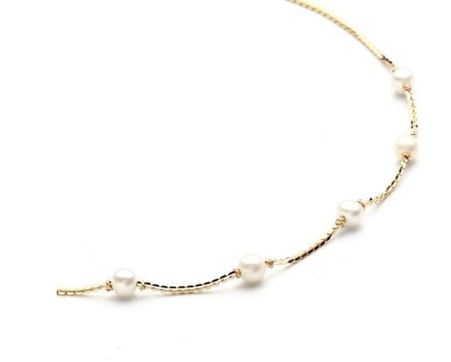 AurumLab Gelang Emas 9K - CERELIA PEARL GOLD BRACELET