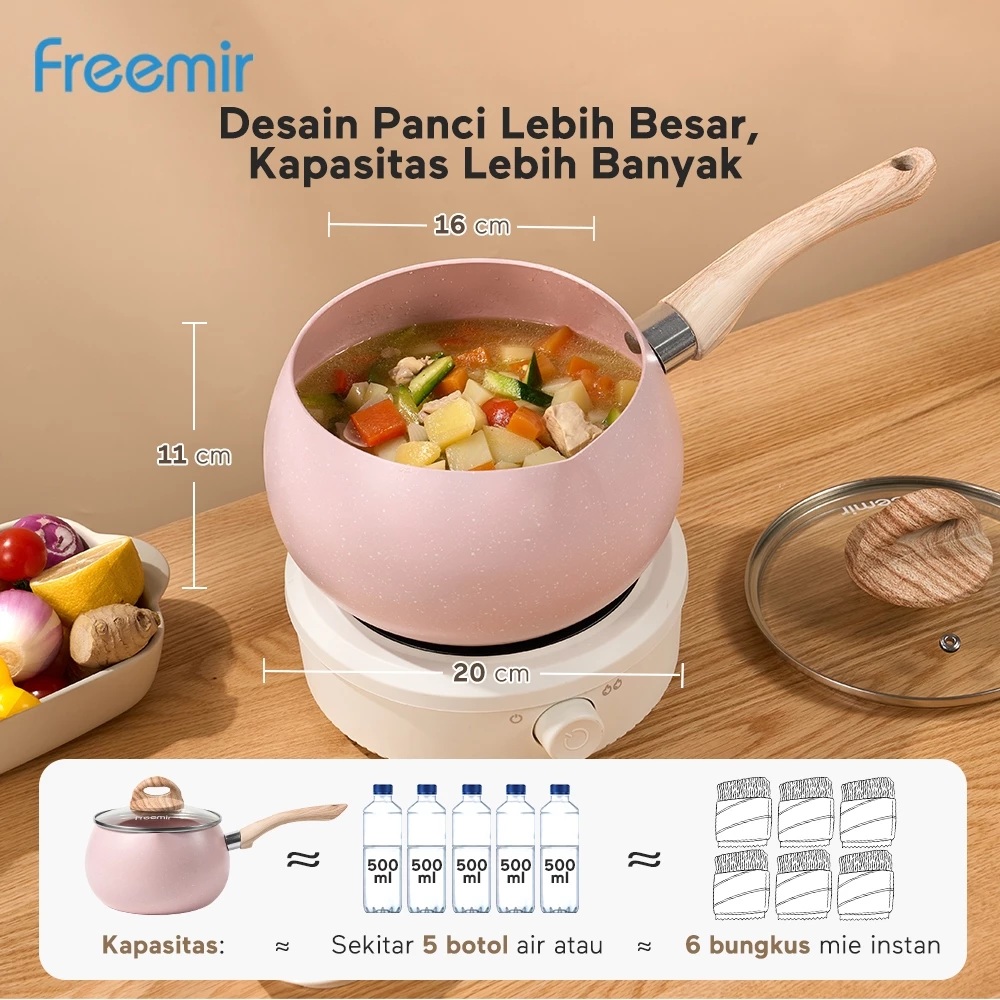 Dachin Etech Global freemir Panci Susu 16 cm