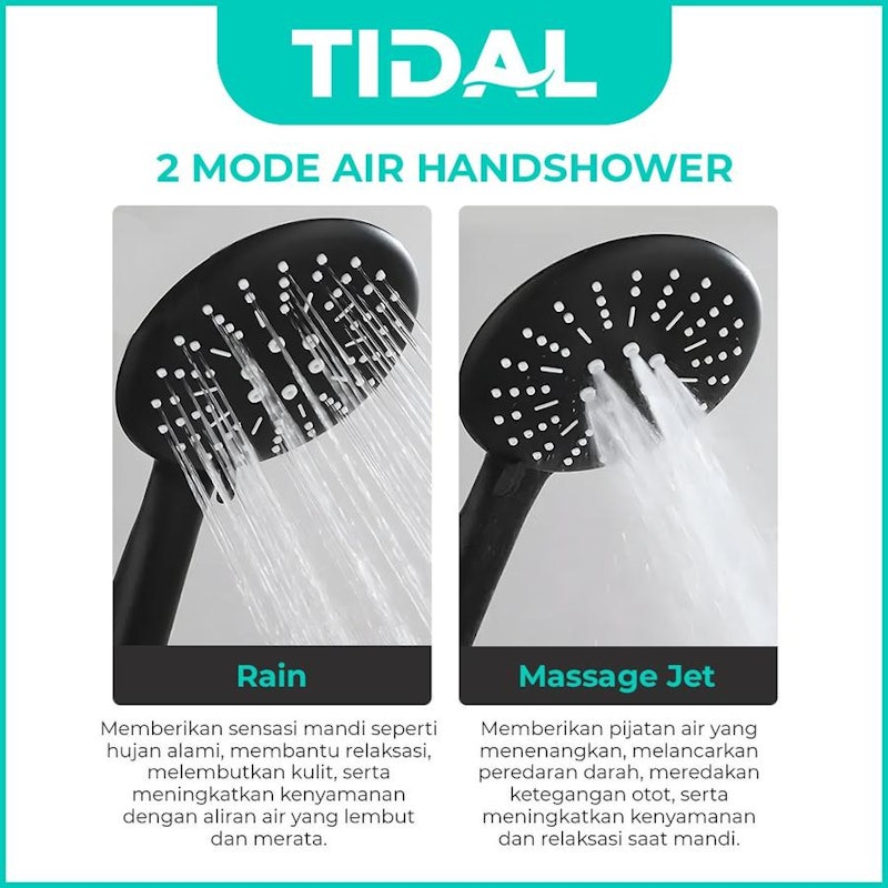 Tidal Paket Shower Tiang Set Mandi Lengkap 3