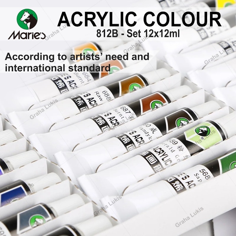 Marie's Acrylic Colour Set 18 2