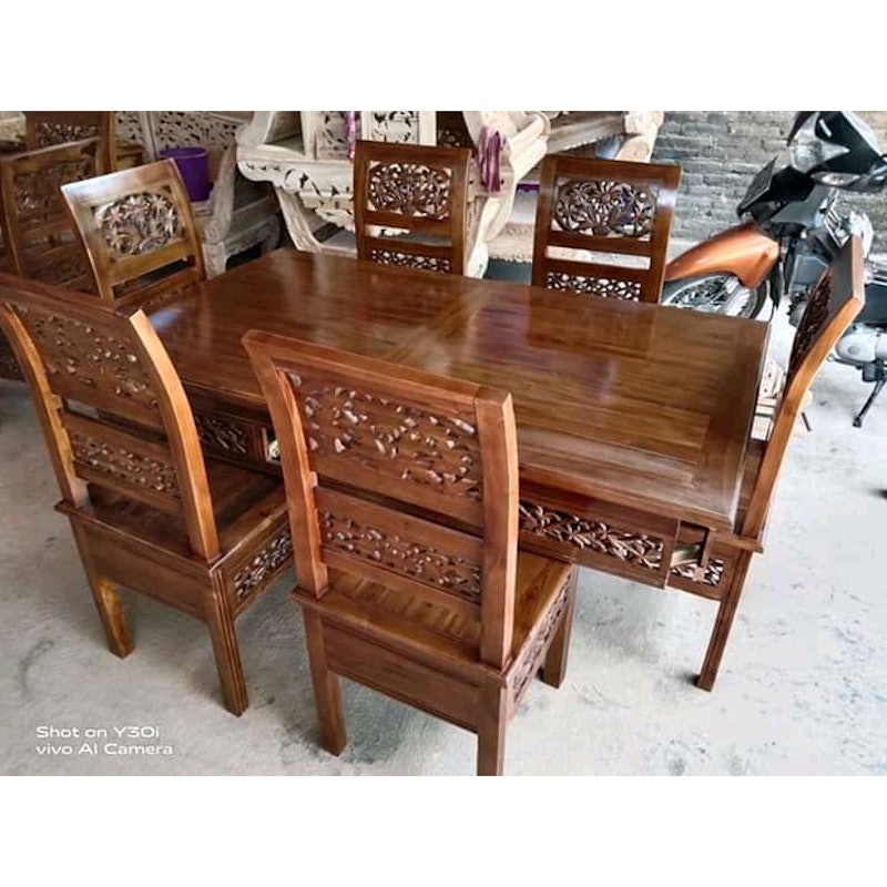 Meja Makan Kartini Jati 2