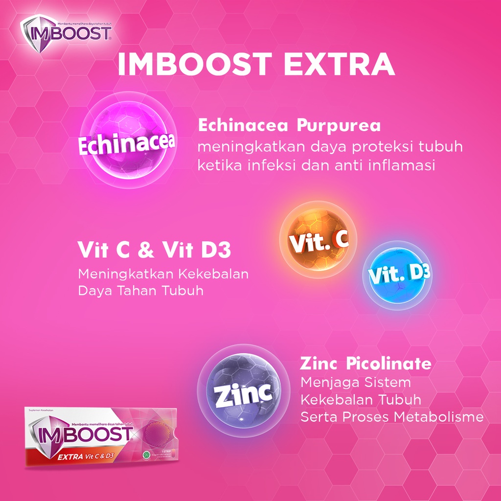 Soho Industri Pharmasi Imboost® Extra Vit C & D3