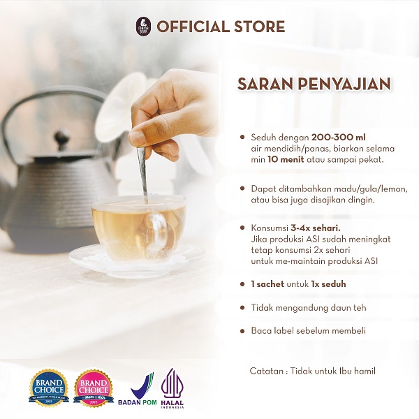 CV. Manna Indo Lakta MamaBear Teh Pelancar ASI Rasa Strawberry